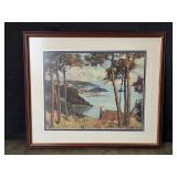 Paul Mozhaisky Framed Landscape Print 23x27 Inches Paul Mozhaisky Framed Landscape Print 23x27 Inches