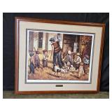 Framed Print "The Ice Man" by Jim Daly 30x36 Framed Print "The Ice Man" by Jim Daly 30x36