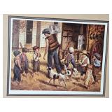 Framed Print "The Ice Man" by Jim Daly 30x36 Framed Print "The Ice Man" by Jim Daly 30x36