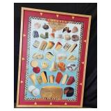 Cheeses of the World Framed Poster by John Harrisson Cheeses of the World Framed Poster by John Harrisson