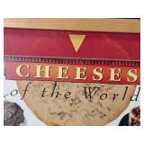 Cheeses of the World Framed Poster by John Harrisson Cheeses of the World Framed Poster by John Harrisson