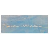 Paul Melia Signed US Air Aviation Framed Artwork 24x36 Paul Melia Signed US Air Aviation Framed Artwork 24x36