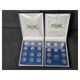 2008 and 2009 State Quarter Collection Sets in Display Cases 2008 and 2009 State Quarter Collection Sets in Display Cases
