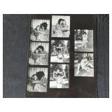 Collection of Vintage Black and White Family Portraits and Contact Sheets Collection of Vintage Black and White Family Portraits and Contact Sheets
