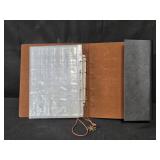 Nautical-Themed Faux Leather Coin Album Binder with Inserts and Charm Clasp Nautical-Themed Faux Leather Coin Album Binder with Inserts and Charm Clasp