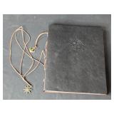 Nautical-Themed Faux Leather Coin Album Binder with Inserts and Charm Clasp Nautical-Themed Faux Leather Coin Album Binder with Inserts and Charm Clasp