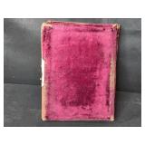 Antique Velvet Portrait Album with 1800s MN Studio Photos Antique Velvet Portrait Album with 1800s MN Studio Photos