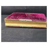 Antique Velvet Portrait Album with 1800s MN Studio Photos Antique Velvet Portrait Album with 1800s MN Studio Photos
