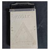 Kodak Photographic Empty Paper Pack Box, Gray Art Portfolio Case, and Kodak Film Holder Kodak Photographic Empty Paper Pack Box, Gray Art Portfolio Case, and Kodak Film Holder