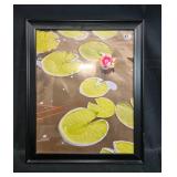 Framed Water Lily Photograph and Unframed Botanical Art Prints Collection Framed Water Lily Photograph and Unframed Botanical Art Prints Collection