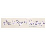 Framed The 12 Days of Christmas Poster Dayton Framed The 12 Days of Christmas Poster Dayton