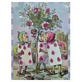 Framed Alice in Wonderland Flower Show Poster Dayton Framed Alice in Wonderland Flower Show Poster Dayton
