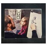 11x14 Art Print Photograph of Street Portrait Artist Drawing a Child 11x14 Art Print Photograph of Street Portrait Artist Drawing a Child