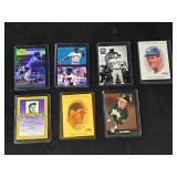 Set of Baseball Trading Cards Featuring Babe Ruth, Alex Rodriguez, Mark McGwire, Will Clark, Barry Bonds Set of Baseball Trading Cards Featuring Babe Ruth, Alex Rodriguez, Mark McGwire, Will Clark, Barry Bonds