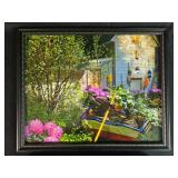 Set of Framed City and Landscape Photographs Set of Framed City and Landscape Photographs