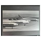 Collection of Vintage Black and White Rodeo and Northwest Orient Airline Photos Collection of Vintage Black and White Rodeo and Northwest Orient Airline Photos