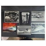 Set of 6 Vintage Northwest Airlines Aviation Photographs Set of 6 Vintage Northwest Airlines Aviation Photographs