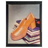 Collection of Vintage Prints Featuring Shoes, Typewriter, and Stamps Collection of Vintage Prints Featuring Shoes, Typewriter, and Stamps