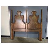 Vintage Wooden Headboard with Beauti-Glide Adjustable Metal Bed Frame Vintage Wooden Headboard with Beauti-Glide Adjustable Metal Bed Frame