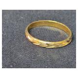 Set of 3 Gold Tone Rings, Sizes 4, 10.5, and 11.5 Set of 3 Gold Tone Rings, Sizes 4, 10.5, and 11.5