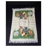 Decorative Basket with Liner, Kitten Towel, and Embroidered Puppy Towel Set Decorative Basket with Liner, Kitten Towel, and Embroidered Puppy Towel Set