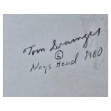 Framed Tom Strangest Nags Head 1980 Sunset Print 15x11 Framed Tom Strangest Nags Head 1980 Sunset Print 15x11