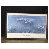 Framed Impressionism Poster Water Lilies by Claude Monet 15.5x24 in Framed Impressionism Poster Water Lilies by Claude Monet 15.5x24 in