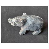 Set of 7 Hand-Carved Animal Figurines Stone and Wood Set of 7 Hand-Carved Animal Figurines Stone and Wood