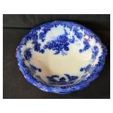 Johnson Bros England Vienna Flow Blue Porcelain Serving Bowl Johnson Bros England Vienna Flow Blue Porcelain Serving Bowl