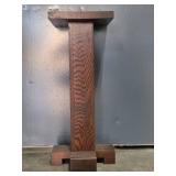 Wooden Pedestal Stand 30x12x12 Inches Wooden Pedestal Stand 30x12x12 Inches