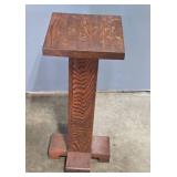 Wooden Pedestal Stand 30x12x12 Inches Wooden Pedestal Stand 30x12x12 Inches