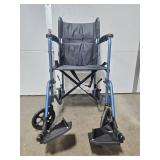 NOVA Lightweight Folding Transport Wheelchair with Footrests NOVA Lightweight Folding Transport Wheelchair with Footrests