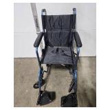 NOVA Lightweight Folding Transport Wheelchair with Footrests NOVA Lightweight Folding Transport Wheelchair with Footrests