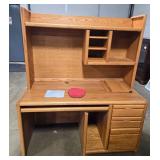 Martin Furniture 54 Inch Medium Oak Computer Desk with Hutch and Power Strip Martin Furniture 54 Inch Medium Oak Computer Desk with Hutch and Power Strip