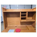 Martin Furniture 54 Inch Medium Oak Computer Desk with Hutch and Power Strip Martin Furniture 54 Inch Medium Oak Computer Desk with Hutch and Power Strip