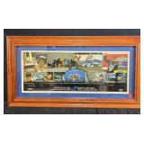 Framed Rusty Wallace NASCAR  Framed Rusty Wallace NASCAR