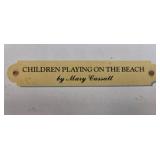 Framed Mary Cassatt Print Children Playing on the Beach 29x23 Inches Framed Mary Cassatt Print Children Playing on the Beach 29x23 Inches