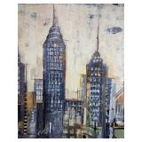 Framed Cityscape Artwork, 44 x 44 Inches - retailed for $169.99 Framed Cityscape Artwork, 44 x 44 Inches - retailed for $169.99