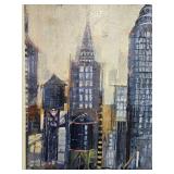 Framed Cityscape Artwork, 44 x 44 Inches - retailed for $169.99 Framed Cityscape Artwork, 44 x 44 Inches - retailed for $169.99