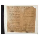 Framed Hotel Belmar Mazatlan Mexico Bilingual Rules Notice 21x12 Inch Framed Hotel Belmar Mazatlan Mexico Bilingual Rules Notice 21x12 Inch