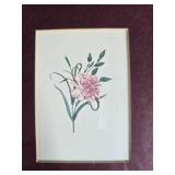 Set of 3 Framed Botanical Prints with Gold Frames Set of 3 Framed Botanical Prints with Gold Frames