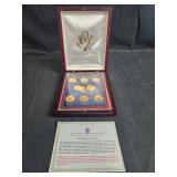 2012 United States Presidential Dollar Coin Set in Display Case 2012 United States Presidential Dollar Coin Set in Display Case