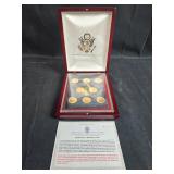 2009 United States Presidential Dollar Coin Set in Display Case 2009 United States Presidential Dollar Coin Set in Display Case