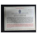 2009 United States Presidential Dollar Coin Set in Display Case 2009 United States Presidential Dollar Coin Set in Display Case