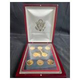 2009 United States Presidential Dollar Coin Set in Display Case 2009 United States Presidential Dollar Coin Set in Display Case