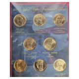 2009 United States Presidential Dollar Coin Set in Display Case 2009 United States Presidential Dollar Coin Set in Display Case