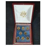 2015 United States Presidential Dollar Coin Set in Display Case 2015 United States Presidential Dollar Coin Set in Display Case