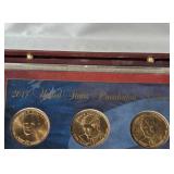 2015 United States Presidential Dollar Coin Set in Display Case 2015 United States Presidential Dollar Coin Set in Display Case