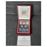 2010 United States Presidential Dollar Coin Set with Display Case 2010 United States Presidential Dollar Coin Set with Display Case