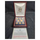 2015 US Presidential Dollar Coin Set in Display Case 2015 US Presidential Dollar Coin Set in Display Case
